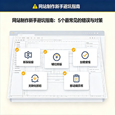 金华建站-网站制作新手避坑指南：5个最常见的错误与对策