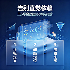 金华建站-告别直觉依赖：三步学会数据驱动网站运营