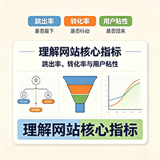金华建站-理解网站核心指标：跳出率、转化率与用户粘性