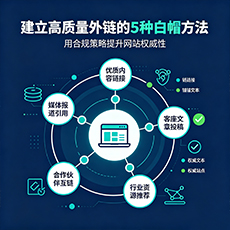金华建站-建立高质量外链的5种白帽方法